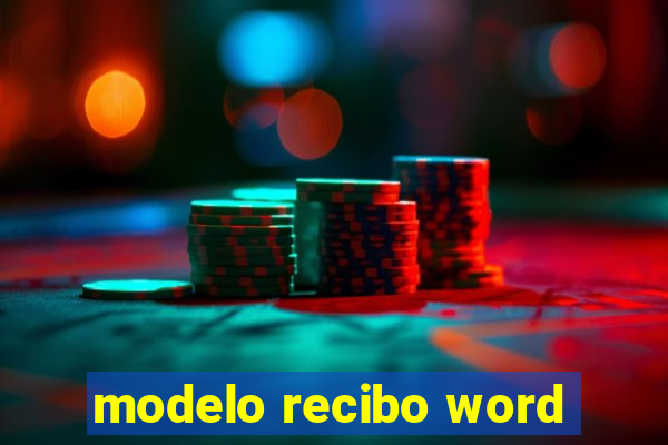 modelo recibo word